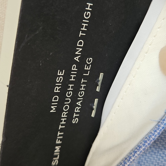 Banana Republic Pant Ryan NWT 6P Blue Collegiate Business Casual Summer Vaca - Picture 4 of 11